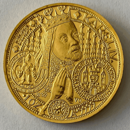 10 000 CZK CHARLES IV  Gold Coin