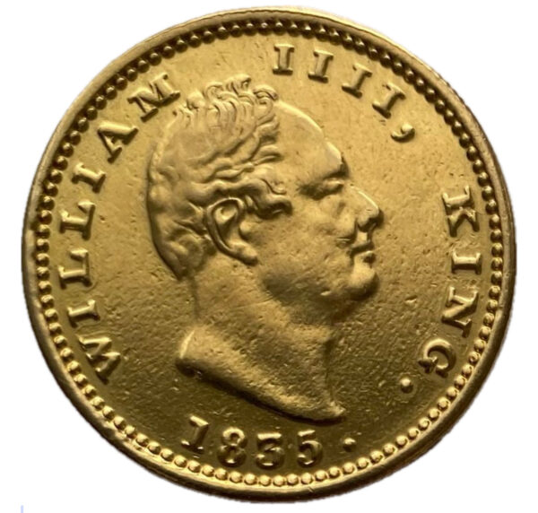 William IV bare head right , Gold Mohur